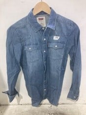 CHILDRENS LEVI DENIM SHIRT IN VINTAGE STONE AGE 12 YEARS