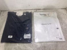 2 X ASSORTED MENS GANT TSHIRTS TO INCLUDE GANT EMB ARCHIVE SHIELD TSHIRT IN BLUE SIZE L