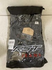 RST TECH PRO REINFORCED JEANS IN BLACK SIZE 3XL