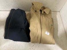 2 X ASSORTED ADULTS COATS TO INCLUDE TOMMY HILFIGER LIGHTWEIGHT COAT IN BLACK SIZE L