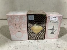 3 X ASSORTED WOMENS PERFUMES TO INCLUDE YARA LATTAFA PERFUME 100ML