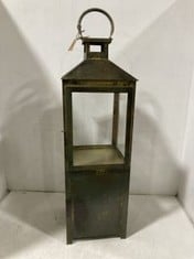 NKUKU ASHARU LANTERN IN ANTIQUE PATINA - RRP £175