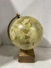 NKUKU EBU DECORATIVE GLOBE - ANTIQUE BRASS - LARGE 64 X 32CM (DIA) - ITEM NO.EG2902 - RRP £125