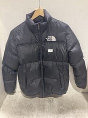 THE NORTH FACE JUNIOR PUFFA COAT IN BLACK XL