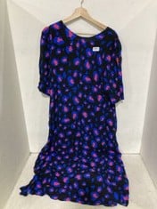 SCAMP AND DUDE WOMENS MAXI DRESS LEOPARD PRINT SIZE 18