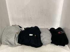 4 X ASSORTED ADULTS CLOTHING TO INCLUDE BRAVE SOUL JUMPER IN BLACK SIZE L