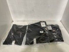 3 X ASSORTED DICKIES CLOTHING TO INCLUDE DICKIES WORK TROUSERS IN BLACK SIZE 33X32