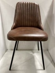 NKUKU BROWN DINING CHAIR