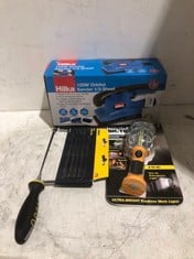 QTY OF ASSORTED TOOLS TO INCLUDE HILKA 135W ORBITAL SANDER 1/3 SHEET