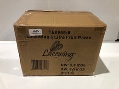 LACEWING 6L FRUIT PRESS TE0665-6