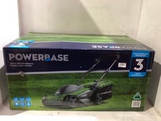 POWERBASE 37CM 1600W ELECTRIC ROTARY LAWN MOWER