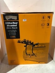 3 BIKE REAR MOUNTED BIKE RACK