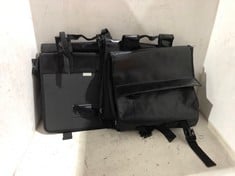 2 X BIKE PANNIER BAG BLACK