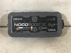 NOCO GBX45 BOOST X 1250A 12V ULTRASAFE PORTABLE LITHIUM JUMP STARTER - RRP £145