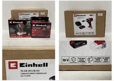 EINHELL BRUSHLESS CORDLESS ½" IMPACT WRENCH TE-CI 18 LI BL - RRP £119