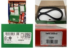 10 X ASSORTED ITEMS TO INCLUDE INA WATER PUMP & TIMING BELT KIT 530 0489 30 - RRP £119