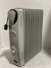 SEALEY 2500W 11-ELEMENT OIL-FILLED RADIATOR