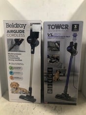 BELDRAY AIRGLIDE CORDLESS VACUUM TO INCLUDE TOWER VL20 PERFORMANCE PET VACUUM CLEANER