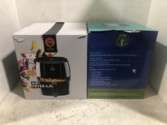 2 X ASSORTED KITCHEN ITEMS TO INCLUDE MASTERCHEF AIR FRYER 4.5 L