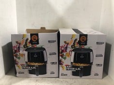 2 X ASSORTED KITCHEN ITEMS TO INCLUDE MASTERCHEF AIR FRYER 4.5 L