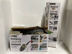 3 X ASSORTED ITEMS TO INCLUDE BELDRAY 2-IN-1 STICK VACUUM CLEANER