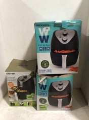 2 X PROGRESS WW 3.2L AIR FRYER TO INCLUDE SALTER COMPACT HOT AIR FRYER