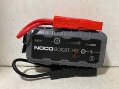 NOCO GB70 BOOST X 2500A 12V ULTRASAFE PORTABLE LITHIUM JUMP STARTER - RRP £225