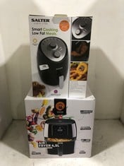 MASTERCHEF 4.5L DIGITAL AIR FRYER BLACK TO INCLUDE SALTER COMPACT AIR FRYER