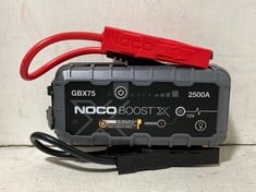 NOCO GBX75 BOOST X 2500A 12V ULTRASAFE PORTABLE LITHIUM JUMP STARTER - RRP £275