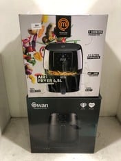 SWAN STEALTH 4.7L AIR FRYER TO INCLUDE MASTERCHEF 4.5L DIGITAL AIR FRYER BLACK