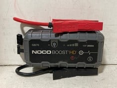 NOCO GB70 BOOST X 2500A 12V ULTRASAFE PORTABLE LITHIUM JUMP STARTER - RRP £225