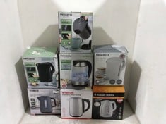 7 X ASSORTED ITEMS TO INCLUDE STATUS 1.7L 2200W KETTLE STAINLESS STEEL