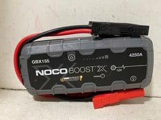 NOCO GBX155 BOOST X 4250A 12V ULTRASAFE PORTABLE LITHIUM JUMP STARTER - RRP £405