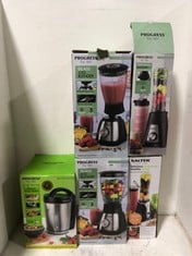 5 X ASSORTED ITEMS TO INCLUDE PROGRESS 1.5L GLASS JUG BLENDER