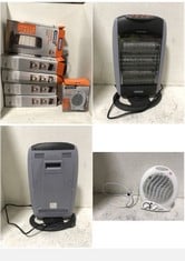 6 X ASSORTED ITEMS TO INCLUDE STATUS 2000W UPRIGHT FAN HEATER