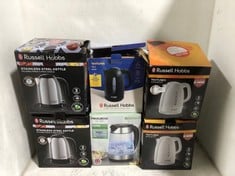 6 X ASSORTED KITCHEN ITEMS TO INCLUDE RUSSELL HOBBS STAINLESS STEEL KETTLE