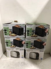 6 X ASSORTED KITCHEN ITEMS TO INCLUDE STATUS STAINLESS STEAL 2-SLICE TOASTER