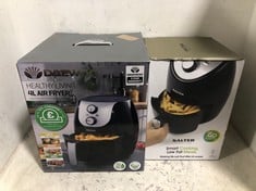 DAEWOO 4 L AIR FRYER TO INCLUDE SALTER COMPACT AIR FRYER 2 L