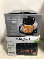 DAEWOO 17 L AIR FRYER TO INCLUDE SALTER DUAL VIEW 7 L AIR FRYER