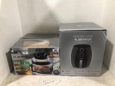 DAEWOO HEALTHY LIVING 4L AIR FRYER BLACK TO INCLUDE DAEWOO HEALTHY HALOGEN 17L AIR FRYER