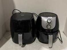 DAEWOO 4L AIR FRYER BLACK SDA1861 TO INCLUDE MASTERCHEF 4.5L DIGITAL AIR FRYER BLACK