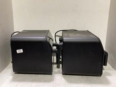 2 X SALTER 7L DUAL VIEW AIR FRYER BLACK EK5872