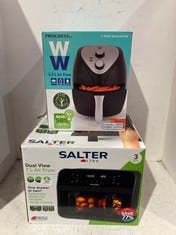 PROGRESS WW 3.2L AIR FRYER TO INCLUDE SALTER 7L DUAL VIEW AIR FRYER BLACK EK5872