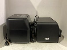 SALTER 7L DUAL VIEW AIR FRYER BLACK EK5872 TO INCLUDE SWAN 8L DUAL BASKET AIR FRYER SD10410N