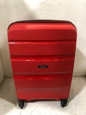 SAMSONITE RED 4 WHEEL SUITCASE