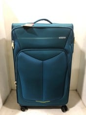 AMERICAN TOURISTER NAVY 4 WHEEL SUITCASE