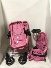 ROMA DARCIE TWIN DOLLS PRAM PINK - RRP £175