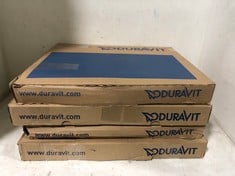 4 X ASSORTED TOILET SEATS TO INCLUDE DURAVIT D-CODE COMPACT SOFT-CLOSE TOILET SEAT & COVER 0067390099