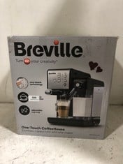 BREVILLE ONE-TOUCH COFFEEHOUSE COFFEE MACHINE BLACK VCF107 - RRP £225