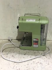 SWAN RETRO ESPRESSO COFFEE MACHINE WITH MILK FROTHER GREEN SK22110GN